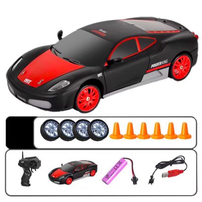 Σετ αυτοκινήτου AiJH με τηλεχειριστήριο και drift, μαύρο