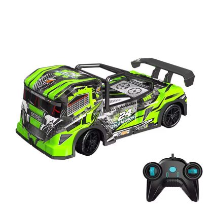 Φορτηγό AiJH με τηλεχειριστήριο και φωτισμό LED, πράσινο