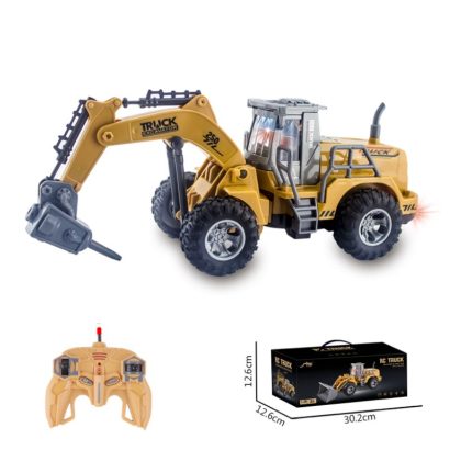 Τηλεκατευθυνόμενος εκσκαφέας 1:30, D4, Κίτρινο