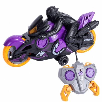 Ποδήλατο ακροβατικών AiJH με τηλεχειριστήριο, περιστροφή 360 μοιρών, μωβ